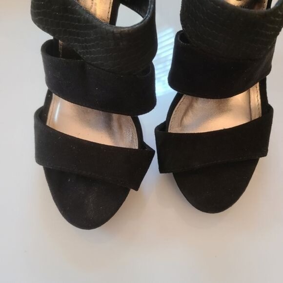 GLOjeans Black 4+ Inch Sexy 5M High Heels - Picture 4 of 11